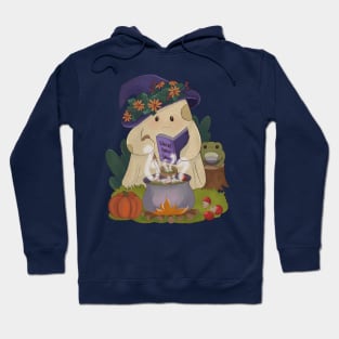 Cooking a Witch's Brew Stew On Halloween Night Hoodie